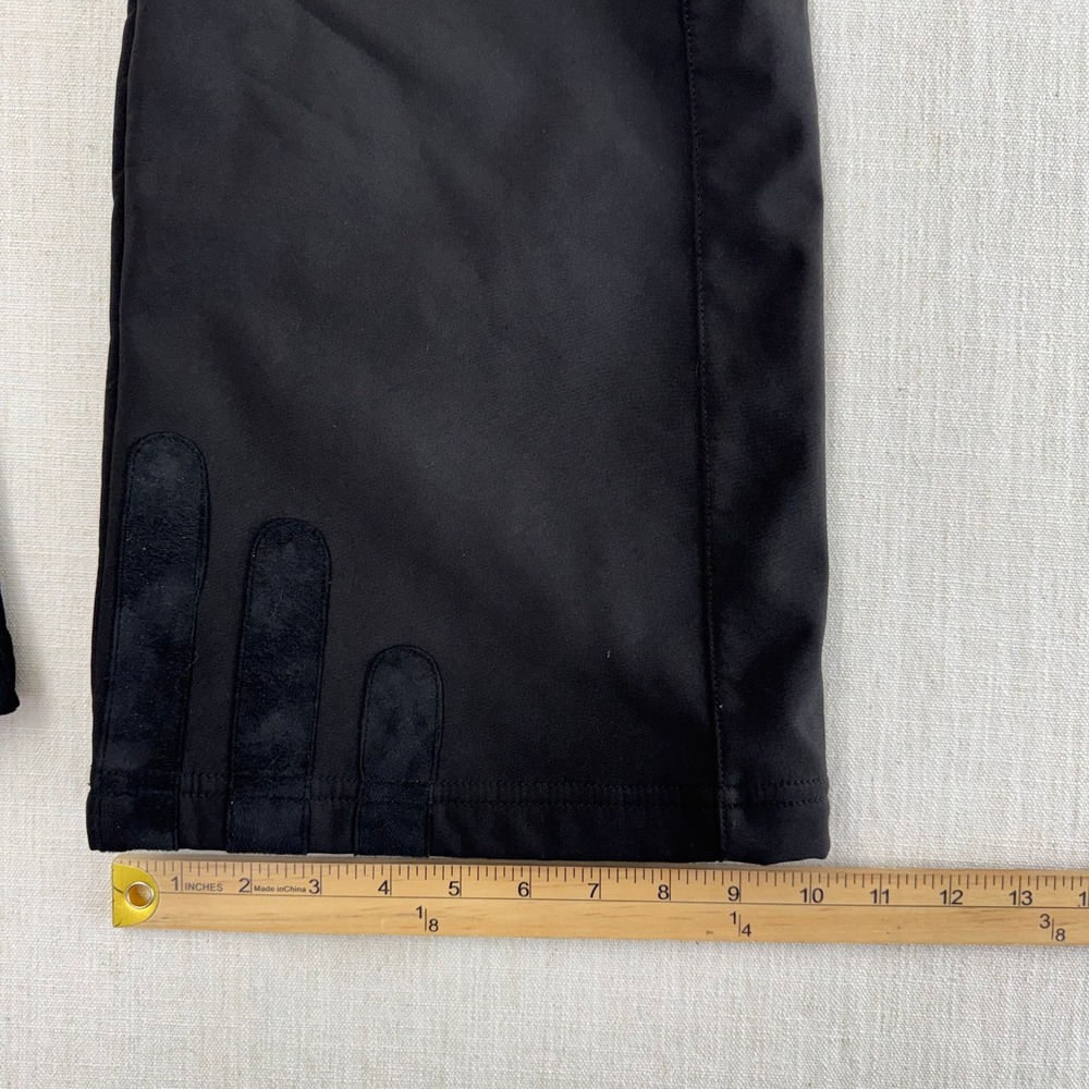 CB Sports Womens Softshell Ski Pants Black Fleece Lined Snow Pants Size M - Picture 14 of 16